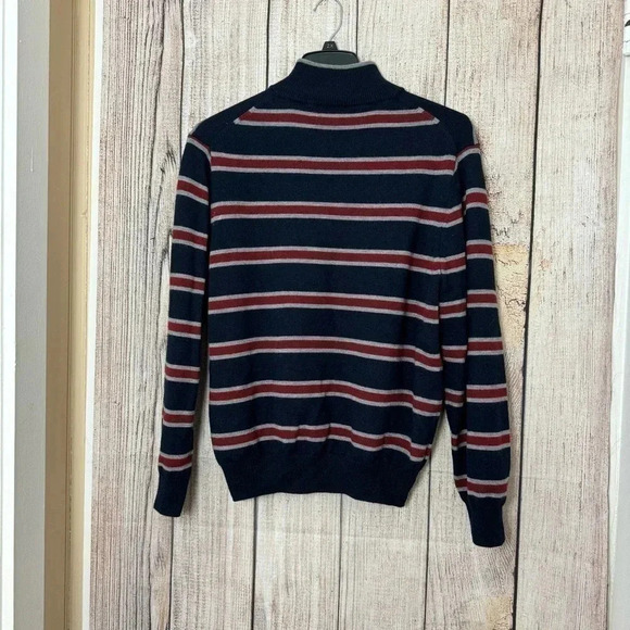 346 Brooks Brothers Men’s Extra Fine Merino Wool 1/4 Zip Sweaters XL - Picture 5 of 7